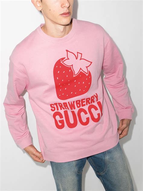 gucci strawberry sweatshirt